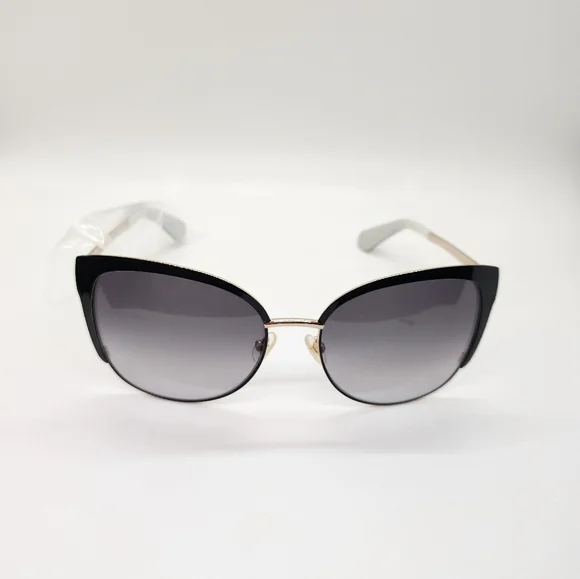 kate spade New York Genice Square Oversize Half-Rim Sunglasses NIB - Picture 2 of 8